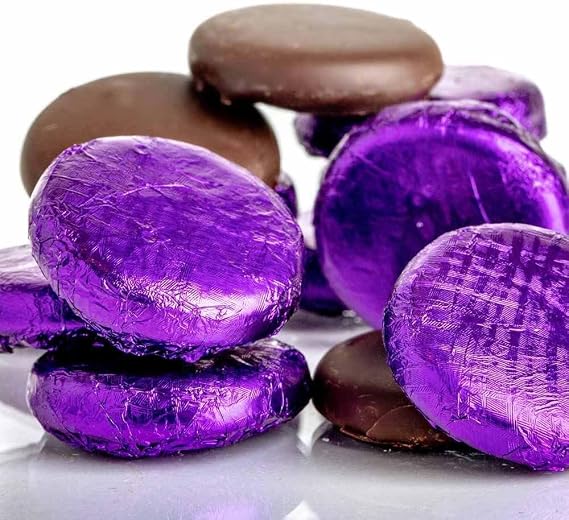 Whittakers Creme Assorted Chocolates Collections With Christmas Box - Variety Colors of Foiled Wrapped Chocolates (500g, Whittakers Black Cherry Creams)