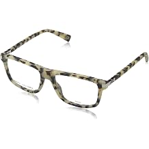 Marc Jacobs Plastic Rectangular Eyeglasses 53 0XLT Havana Beige