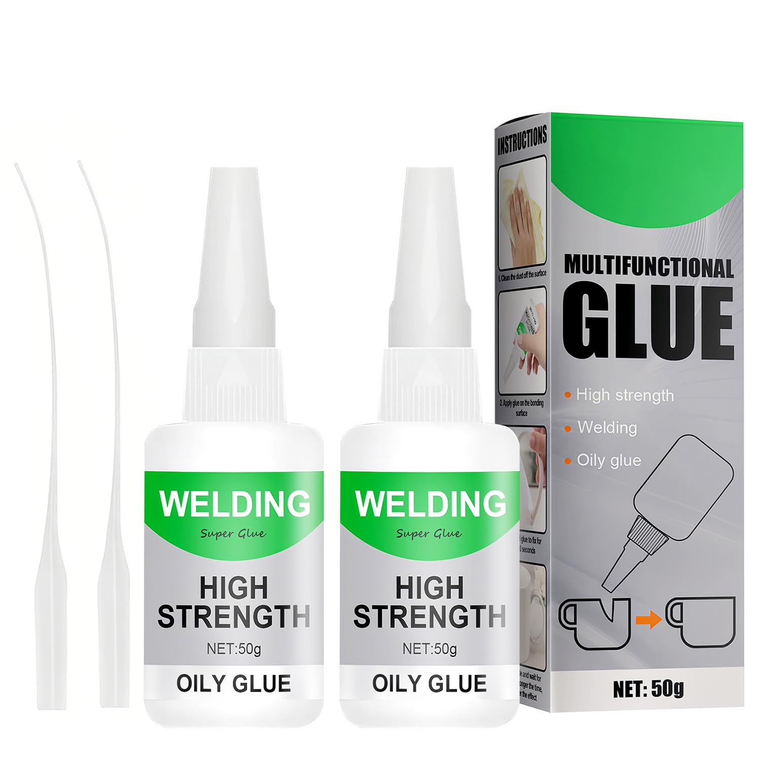 2025 New Welding High Strength Oily Glue,Instant Bonding Quick Repairs for Metal, Wood, Glass, Leather,Glue High-Strength Oil-Based Welding Adhesive. 2