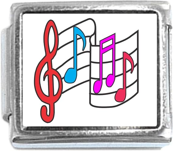NewCharms Music Notes Italian Charm