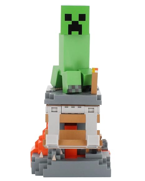 Cableguys Minecraft Creeper Controller Holder & Phone Stand - Gaming Setup Accessories for Desk and Game Room, Controller Stand Compatible with Xbox, PlayStation & Most Standard Game Controllers