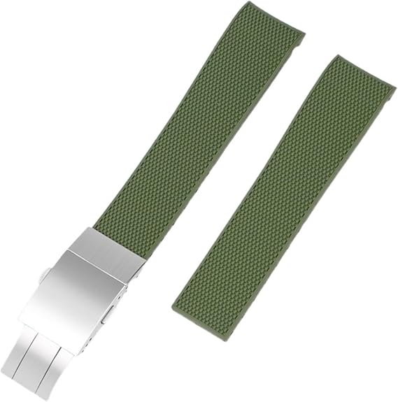 For Longines Watch Strap For Longines Hydroconquest L3.742 642 Fluorosilicone WatchBands