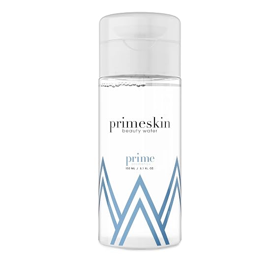 PRIME PROMETICS PrimeSkin Beauty Water Make-Up Remover for Mature Women | Deeply Hydrating, Pro-Age, Clean, One Swipe, For All Skin Types, pH Balanced, Hypoallergenic