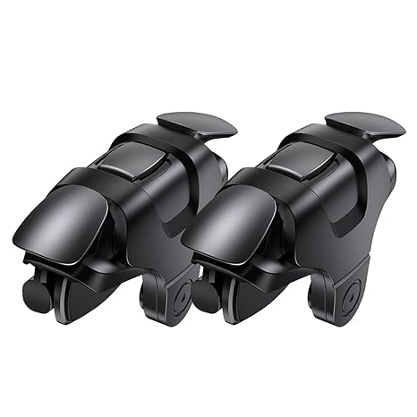 Mobile Game Controller Gamepad for iPhones/Android Phones, Universal Mobile Game Controller Gaming Controller Mobile Gaming Triggers Game Joystick Controller for Most Mobile Games Black