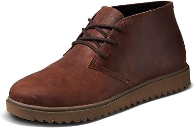 REEF Mens Leucadian Shoe, Premium Suede, Memory Foam Footbed, Lightweight