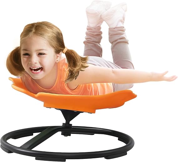 Sensory Spinning Chair for Autistic Kids, Sit and Spin Toy | 23"L21"W Thickened Panel, ADHD Chair Supports Focus And Balance, Smooth 360 Spinning,Stable Base, Birthday Gift For Kids