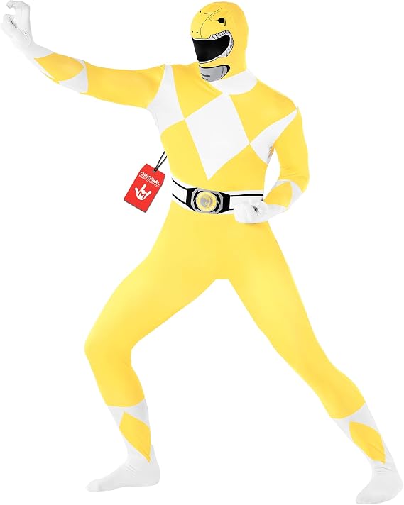 Morph Suits Green Power Ranger Costume Adult, Green Ranger, Men's Power Ranger