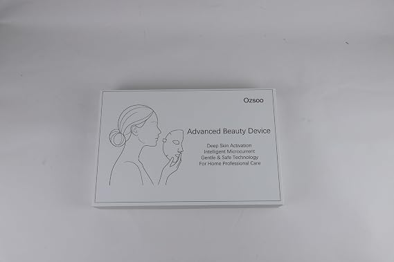 Ozsoo Light Therapy Red Light Therapy for Face, 7 Modes Led Face Mask Light Therapy