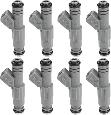 JDMON Fuel Injectors Compatible with Cadillac CTS 2004 2005, Chevrolet Camaro 1998 2001 2002, Corvette 1997 1998 2001-2004, Pontiac GTO 2004, Firebird 1998 2001 2002 Replacement for FJ647 0280155931