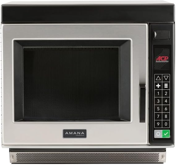 Amana RC30S2 Commercial Microwave Oven, 1.0 cu. ft., 3000 watts, heavy volume