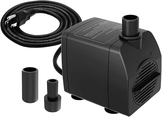 Knifel Submersible Water Pump 200GPH 5.2ft. High Lift for Fountains