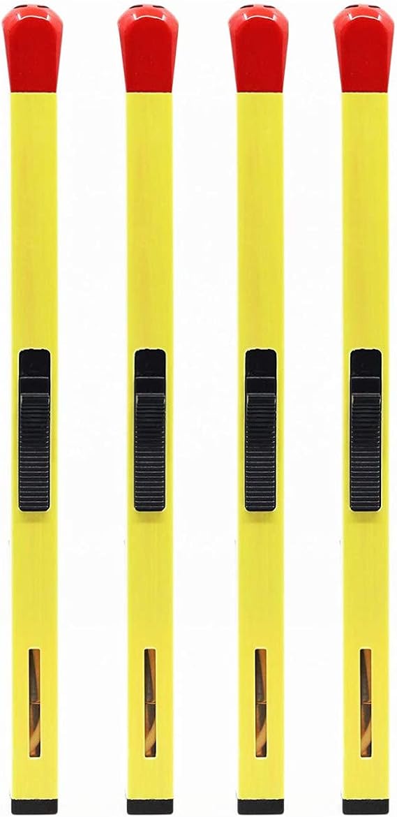 Match Stick Shaped Multipurpose Butane Lighter (4 Pack)