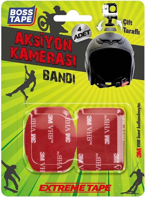 Boss Tape Aksiyon Kamerasi Yapiskan Bandi, 40 milimetre Kalınlık
