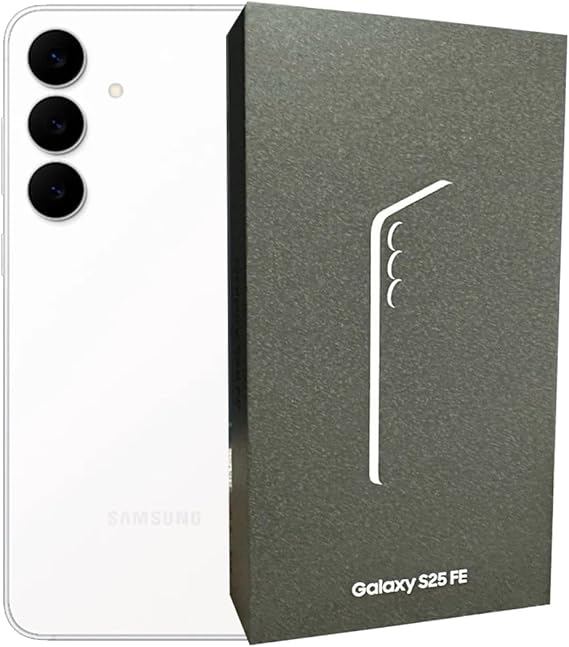 Samsung Galaxy S25 FE 5G SM-S731B Exynos 2400 8GB RAM SIM-Free Unlocked Android 16 Smartphone (White, 128, GB)