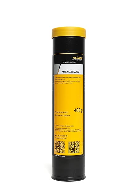 Kluber AMBLYGON TA 15/2 High Temperature Grease in Water Pumps, Washing Machines, Dishwashers and Power Tools 400g Cartridge