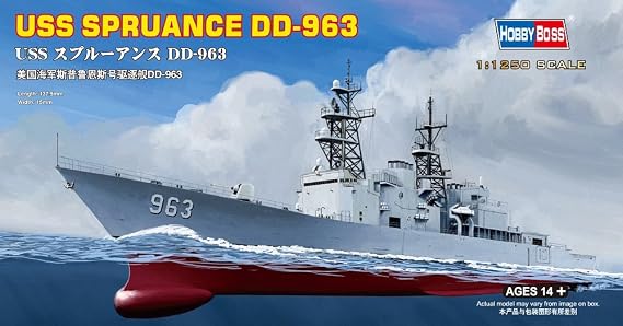 Hobby Boss USS Spruance DD-963 Boat Model Building Kit