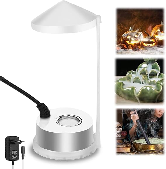 Mist 24 V Ultrasonic Nebuliser Mist Machine Min I350ml/H Mini Fog Machine Suitable for Ponds Aquariums Gardens Halloween Pumpkins and Witch Pots EU Plug
