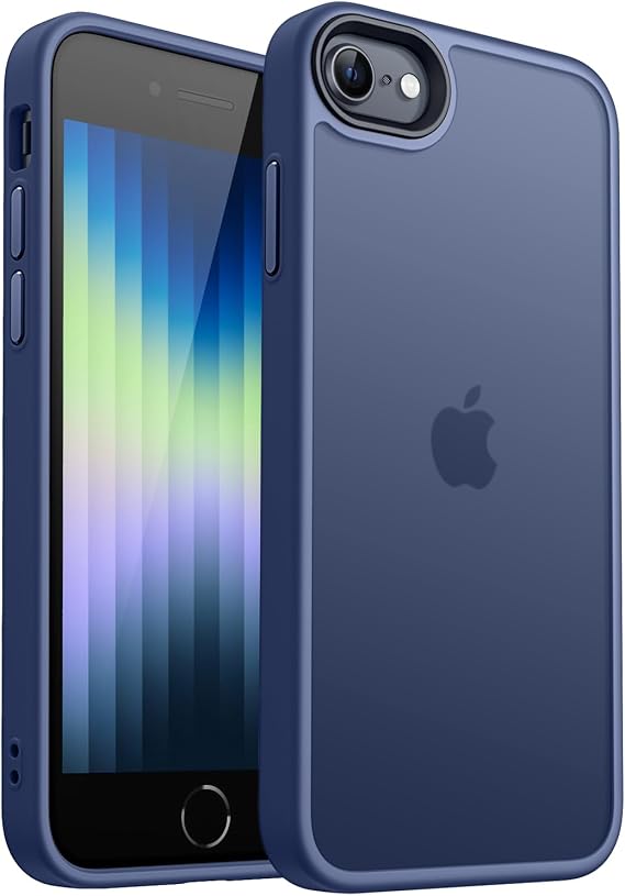 CANSHN Shockproof for iPhone 8/7 & SE (3rd/2nd Gen) Case, Deep Blue
