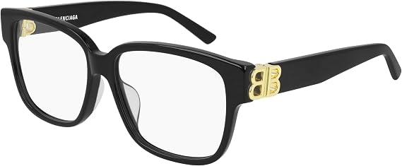 Balenciaga Demo Square Ladies Eyeglasses BB0104O 001 56