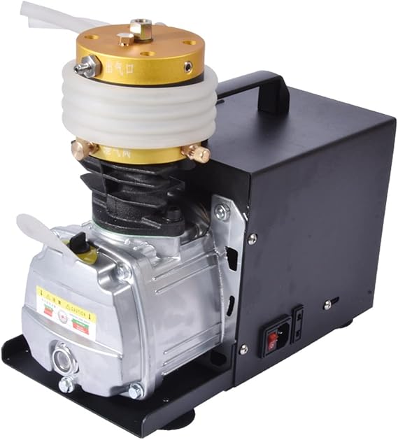 Adjustable Small submersible pump High-pressure air pump Electric cylinder air compressor 1.8W 220V high-pressure compressor 78DB noise