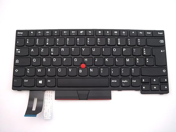 Parts for Lenovo ThinkPad T490 T495 T480s Keyboard French Layout FRA Non-Backlit 01YP331