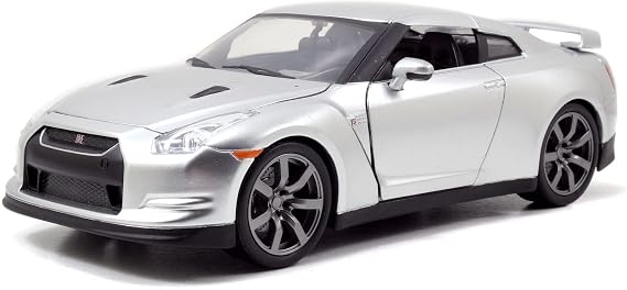 Jada, 253203082, Hızlı ve Öfkeli, Lisanslı, 2009 Nissan GT-R 1:24, 19 cm, Die-Cast (Metal), Açılabilen Parçalar