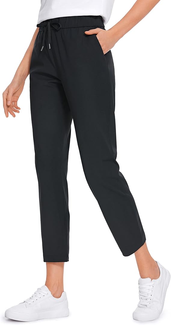 CRZ YOGA 4-Way Stretch Cropped Pants 25" | Golf, Casual, Workout, Pockets, for Women