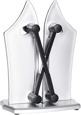 Official As Seen On TV Bavarian Edge Kitchen Knife Sharpener by BulbHead, Sharpens, Hones, Polishes Serrated, Beveled, Standard Blades