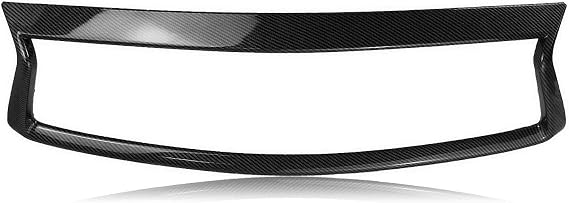 Car Front Radiator Grilles Front Grille Grill Overlay Trim For INFINITI For Q50 Q50S 2014-2017 62022-4HC0H,620224HC0H Front Grill Cover(Carbon Look)