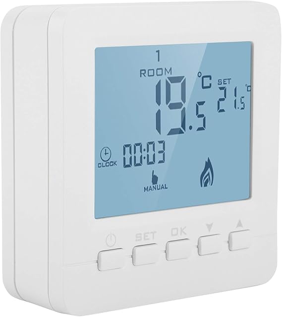 Digital Programmable Thermostat LCD Display
