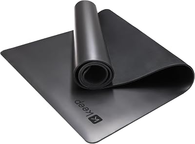 KEEP Professional Rubber Yoga Mat for Women and Men, 5mm