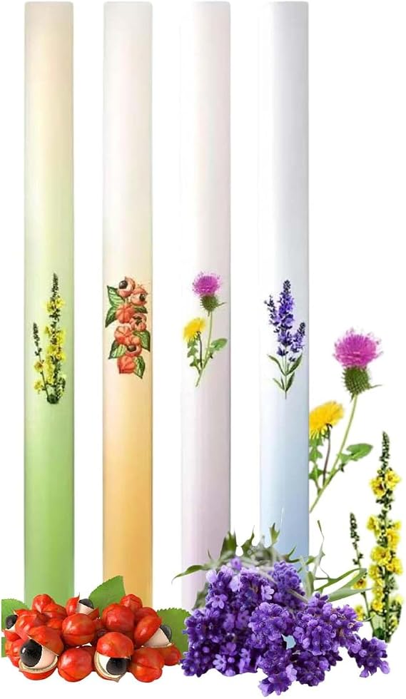 Herbal Diffuser Pen,Portable Lung Cleansing Inhaler with Mullein,Aromatherapy Inhaler Stick,Vaporless Fum Inhaler,Guarana & Green Tea for Respiratory Health & Enhanced Breathing Support (MIX 4PC)