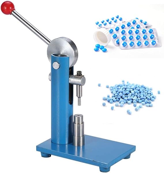 Pill Press Machine - Stainless Steel Tableting Tool for DIY Pill Making, Suitable for Home Kitchen Use
