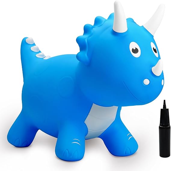 U&C Planet Bouncy Dinosaur Animal Hopper for Kids, Garden Games for Boys