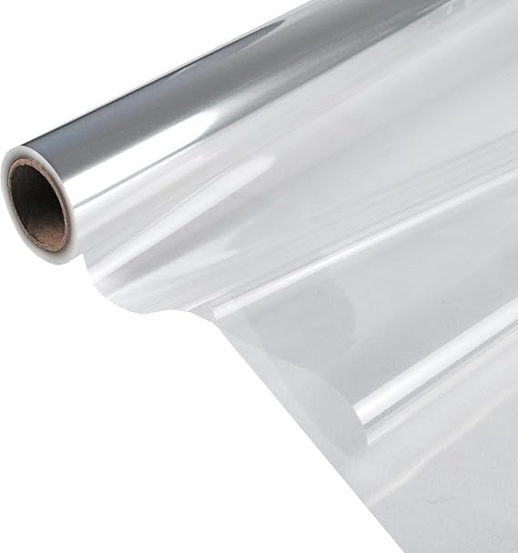 EcoQuality Party Clear Cellophane Wrap Roll 100x40 Arts & Crafts, Premium Gift Wrapping Roll, Transparent Cellophane for Gifts, Party Favors, Crafts, and Packaging (1)