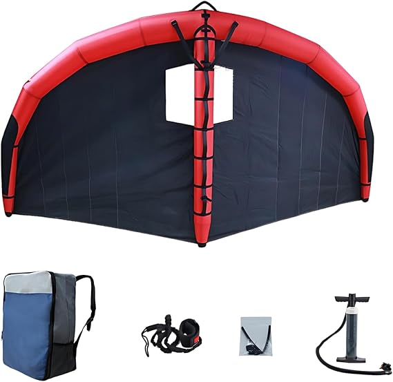 SHAHRYAR Handheld Wing Foil Kite Surfing Inflatable Wing,5㎡Kitesurfing Inflatable Foil Kite,5㎡With Pump, Backpack, Safety Rope, And Repair Kit,For Skiing, Beach, Road