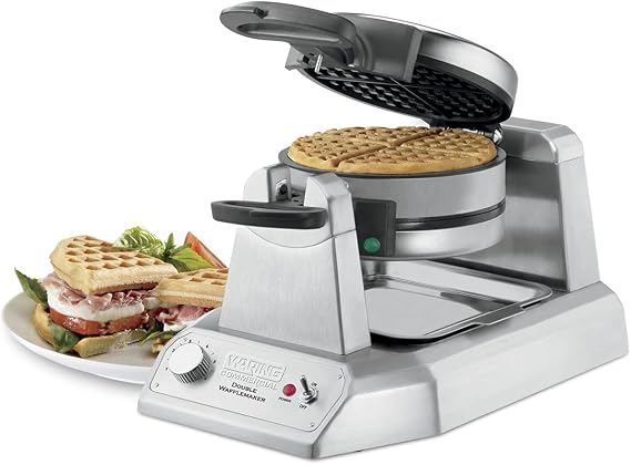 Waring Classic Waffle Maker with Rotary Feature & 60 Waffles Per Hour