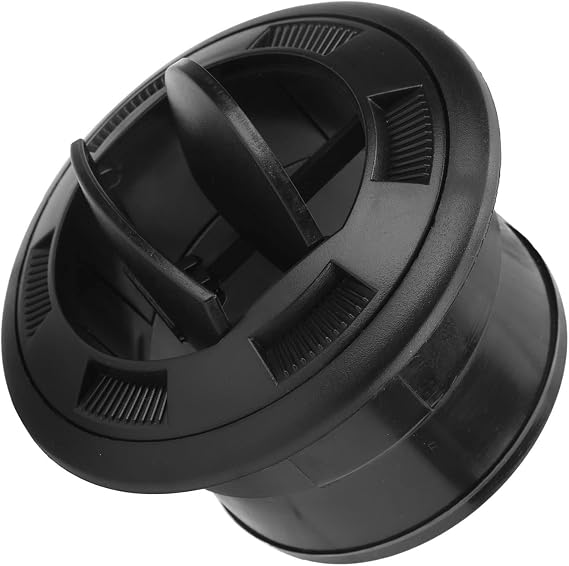 Car Air Vent Deflector, Improved Airflow AC Deflector Black Round 3 Inch for Drivers Passengers Commuters in Cars Trucks SUVs Buses RVs