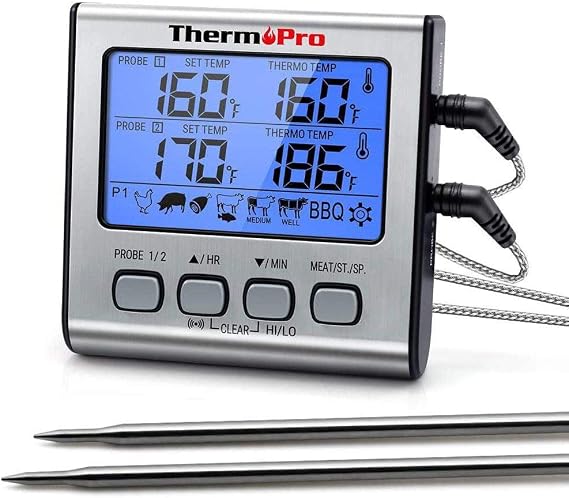 ThermoPro Dual Probe Digital Food Thermometer