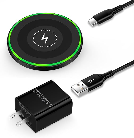Samsung Wireless Charger Fast Charging Pad for Samsung Galaxy S26 Ultra/S25 FE/S25 Ultra/S25+/S25/S24/S23/S22/S21/S20, 15W Android Wireless Charger Phone Charger Station for Google Pixel 10a 10 Pro XL