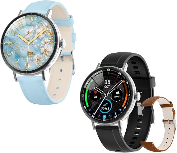 Yoever DR05 Smartwatches 2 Pack (Black+Blue)