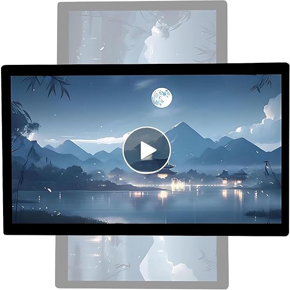 Digital Kiosk,Advertising Media Player,Digital Signage,LCD Monitor Advertising Screen,U-Disk Plug&Play,HDMI/USB/WiFi,Landscape+Portrait Switching+Looping+Smart Split Screen 18.5in