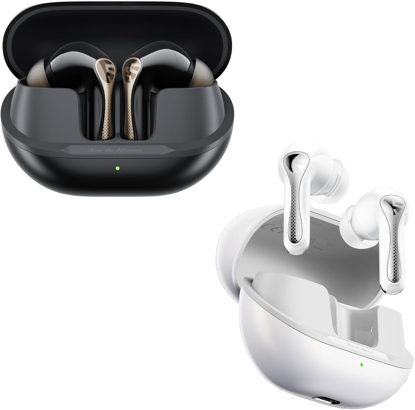 SoundPEATS Air5 Pro+ Noise Cancelling Earbuds and Air5 Pro Hi-Res Audio Wireless Earbuds with LDAC and aptX Lossless Earbuds