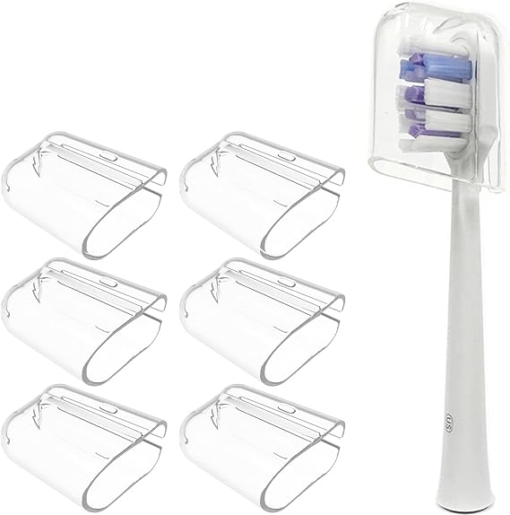 Toothbrush Covers Compatible with Laifen Electric Toothbrush Heads – Protective Travel Caps with Ventilation Holes, 6-Pack