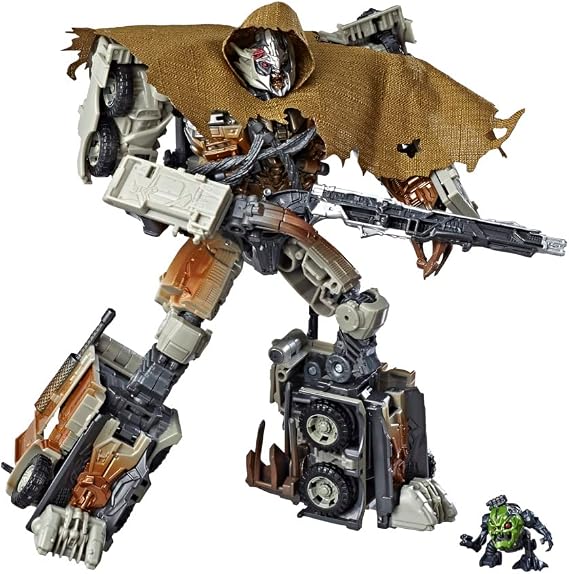 Transformers Toys Studio Series 34 Leader Class Dark of The Moon Movie Megatron with Igor Action Figure - Kids Ages 8 and Up, 8.5-inch