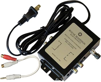 Bozak Madisson Phono Preamp Preamplifier, Turntable Amplifier Pre-Amp