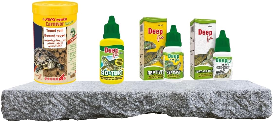 Su Kaplumbağası Carnivor Yem & Kabuk Bakım Seti (250 ml)