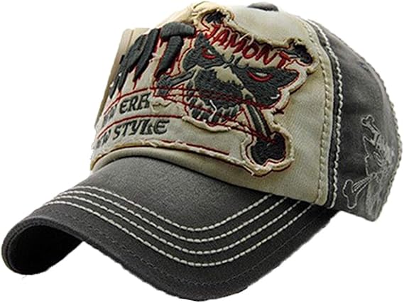 QICHEN Baseball Cap Men's Vintage Distressed Trucker Cap Leisure Cap
