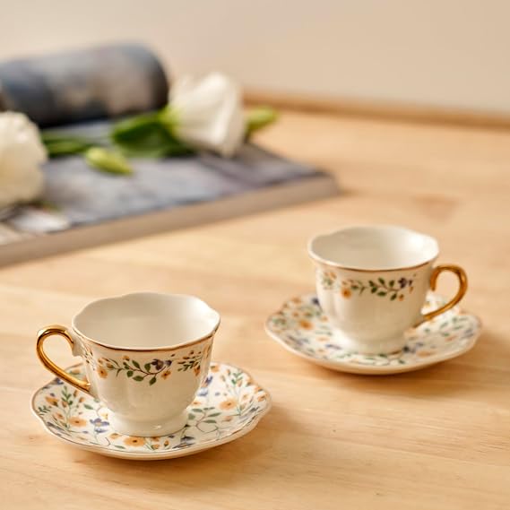 Bella Maison Juliette Porselen 2'Li Kahve Fincanı Seti (90 Cc)