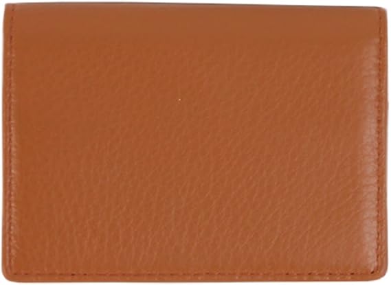 Genuine Leather Cowhide Business Multi Card Wallet (Brown)